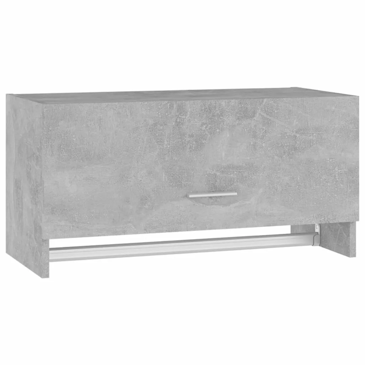 Wardrobe Concrete Grey 70x32.5x35 cm Chipboard - Image 1