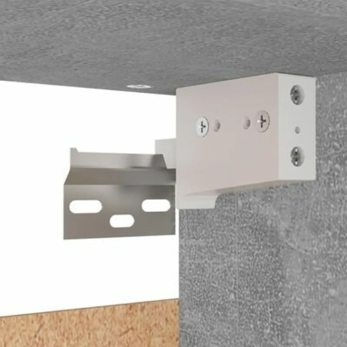 Wardrobe Concrete Grey 70x32.5x35 cm Chipboard - Image 3