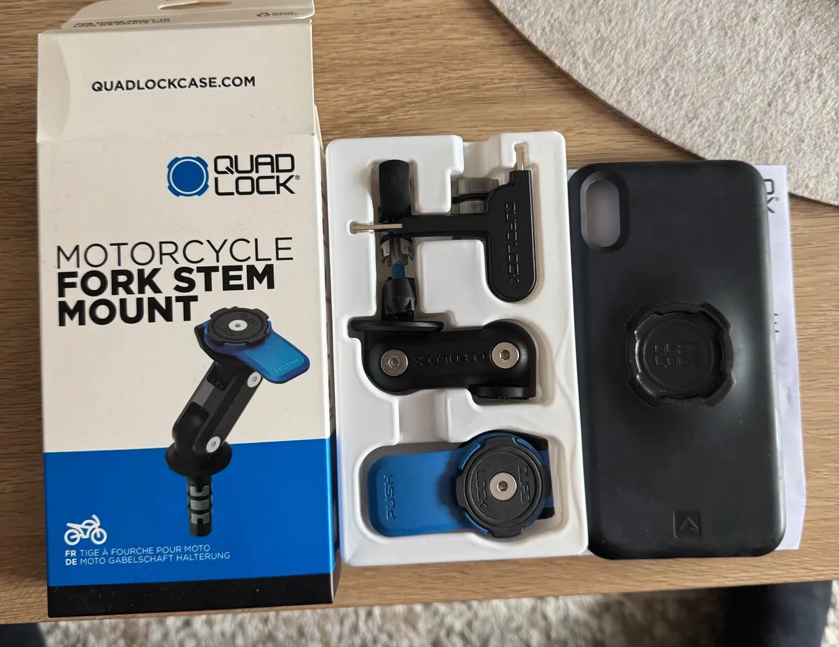 Quadlock fork stem mount - iPhone X