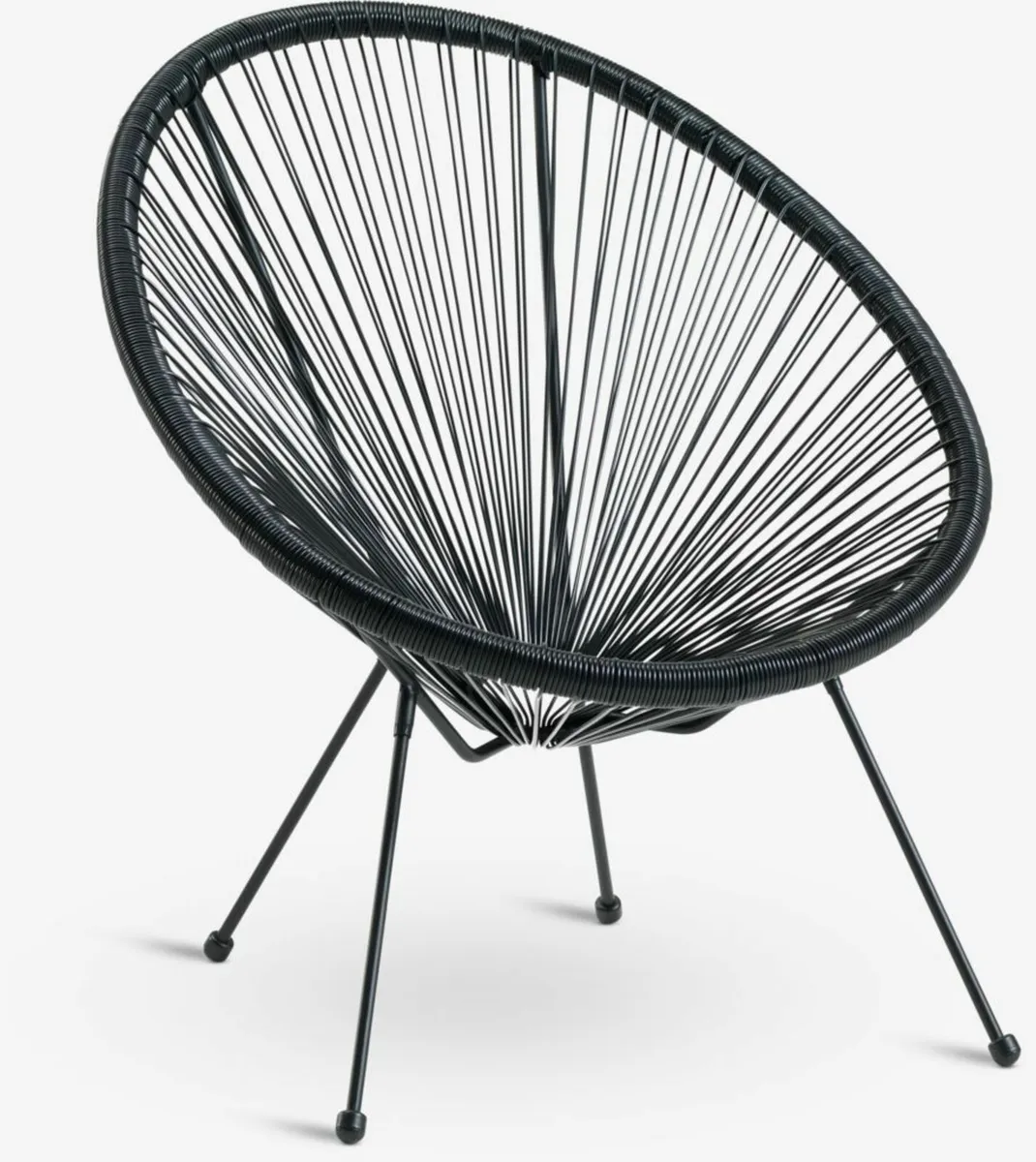 2 JYSK UBBERUP Garden Lounge Chairs Black - Image 3
