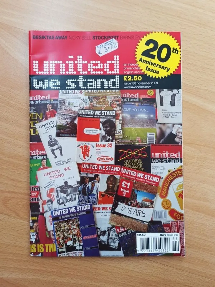 "United We Stand"  an independent voice of Manchester United football club magazine  18 magazines - Image 2