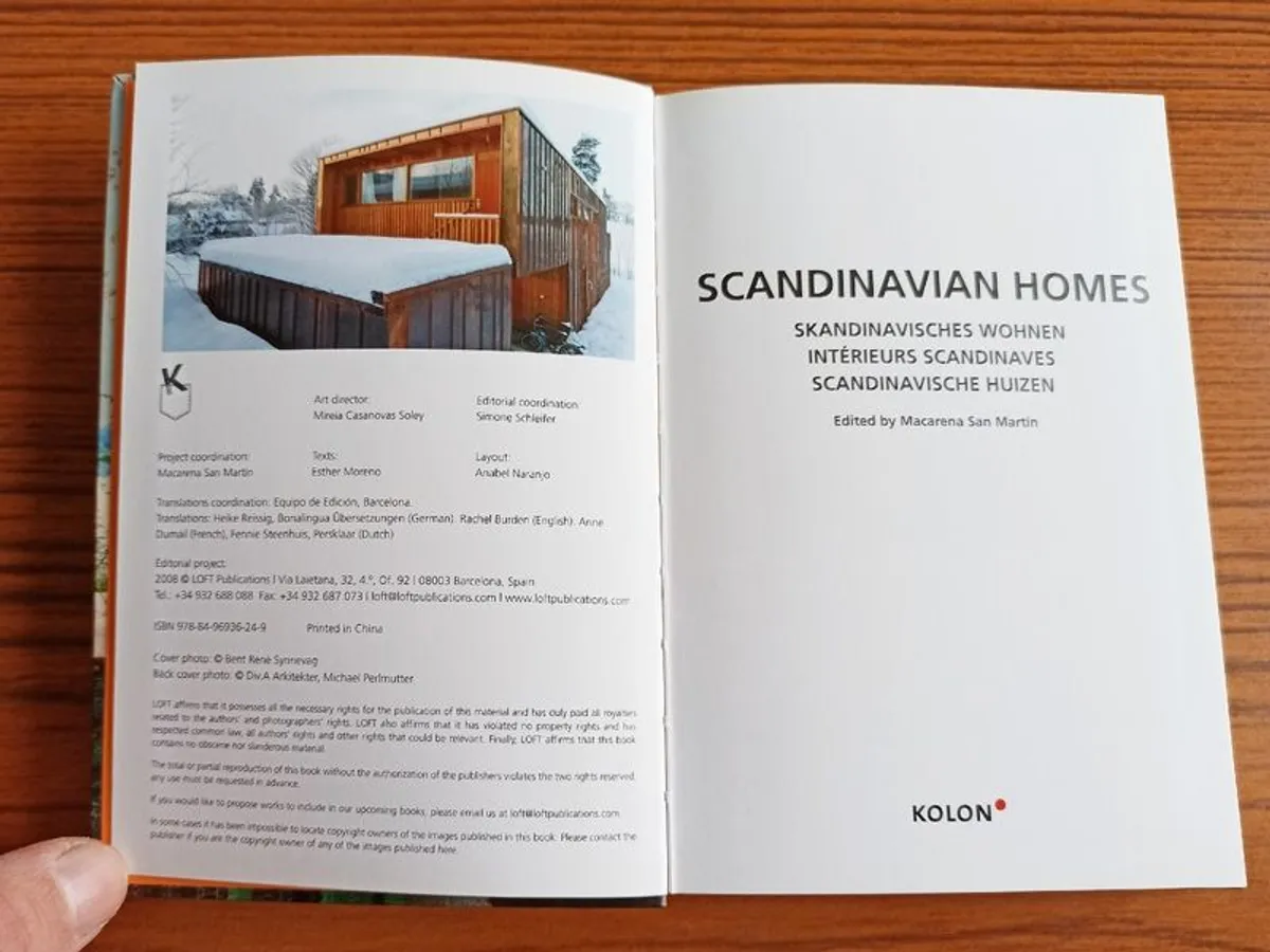 "Scandinavian Homes" by Macarena San Martin  2008  paperback - Image 2