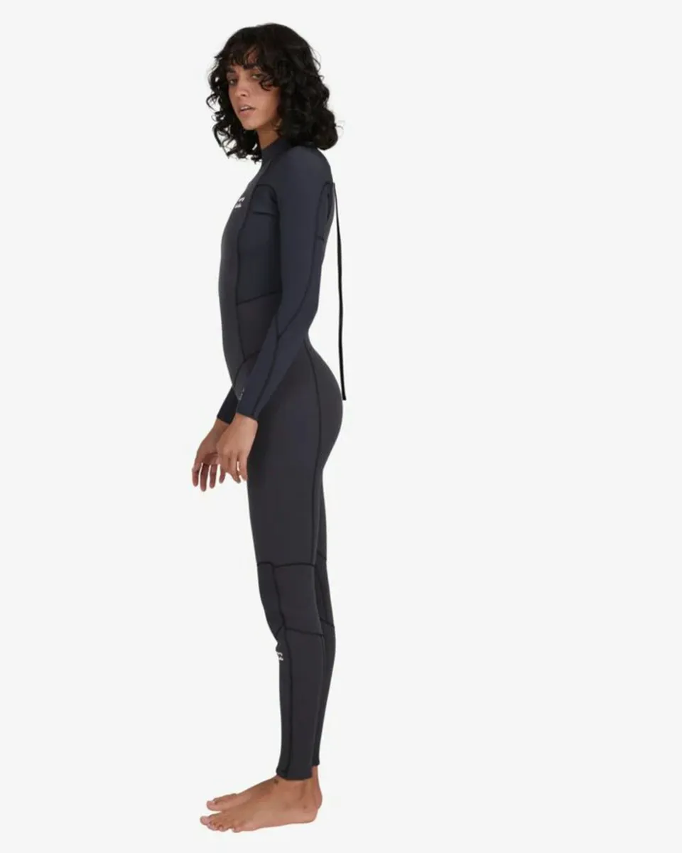 Billabong Launch 3:2mm Flatlock Wetsuit Women Blac - Image 2