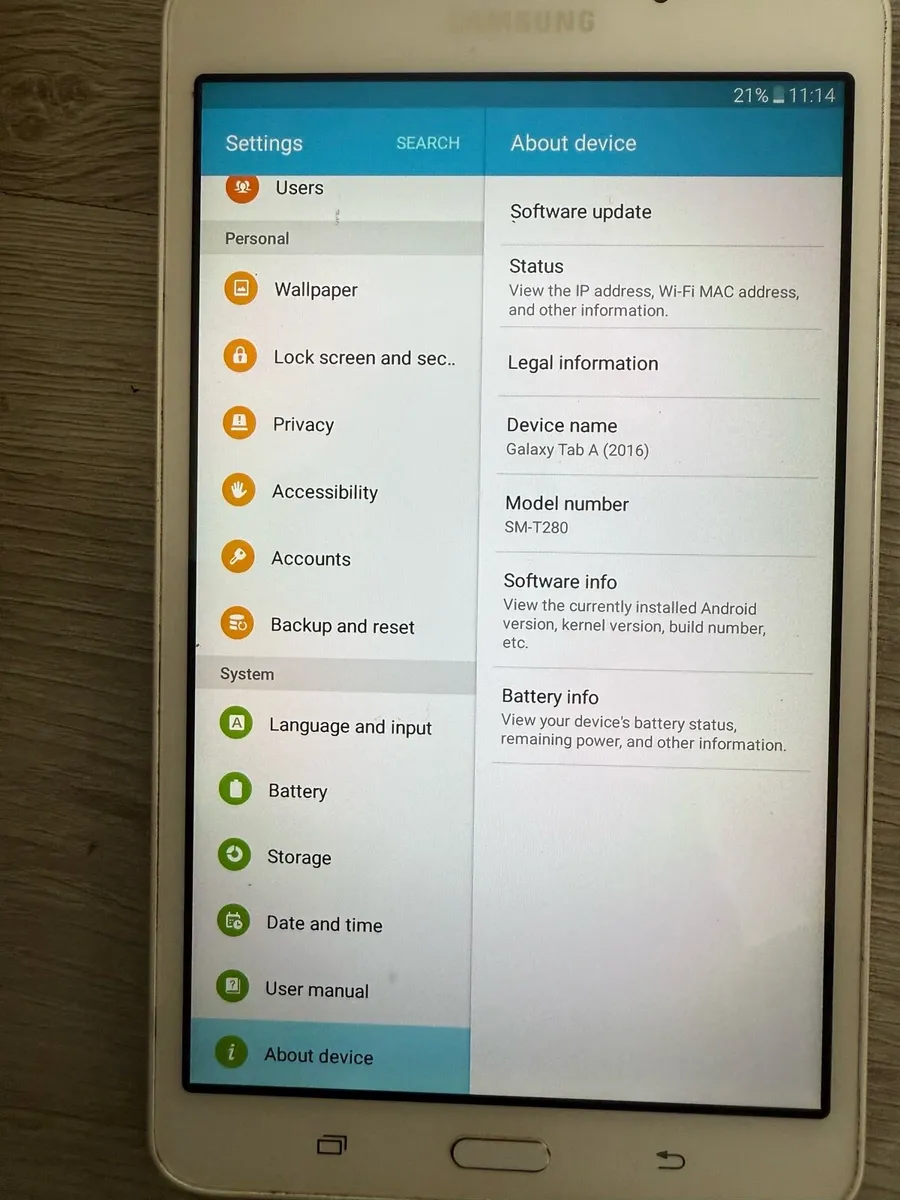 Samsung Galaxy Tab A (2016) 8GB - Image 1