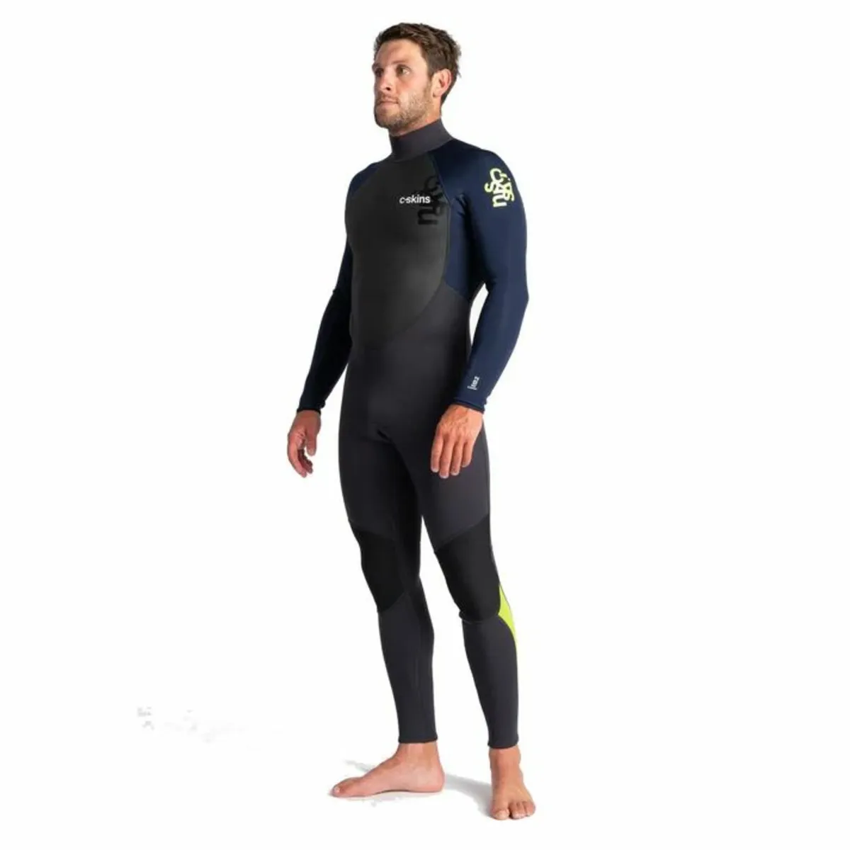 C-Skins Element 3:2 Men Wetsuit Steamer Back Zip - - Image 2