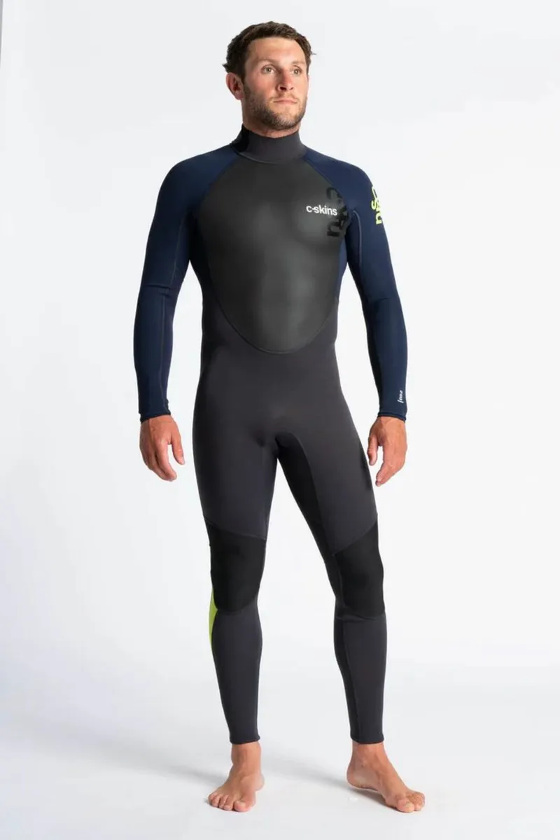 C-Skins Element 3:2 Men Wetsuit Steamer Back Zip - - Image 3