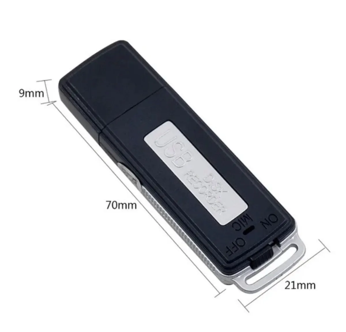 8gb USB Voice Recorder Microphone Dictaphone - Image 1