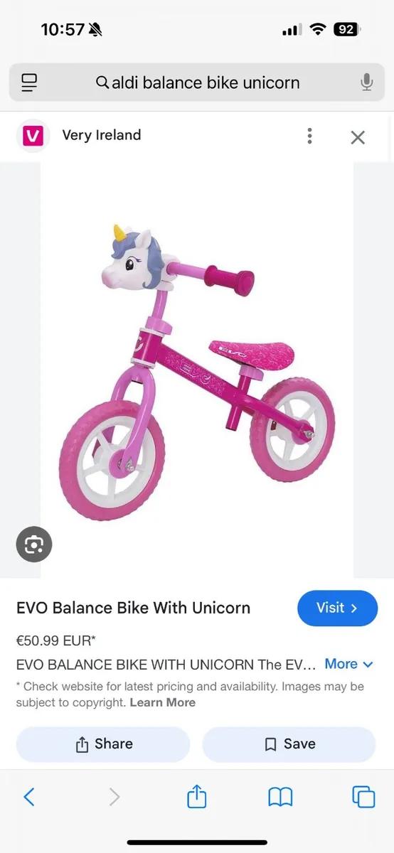 Kids balance bike - Image 1