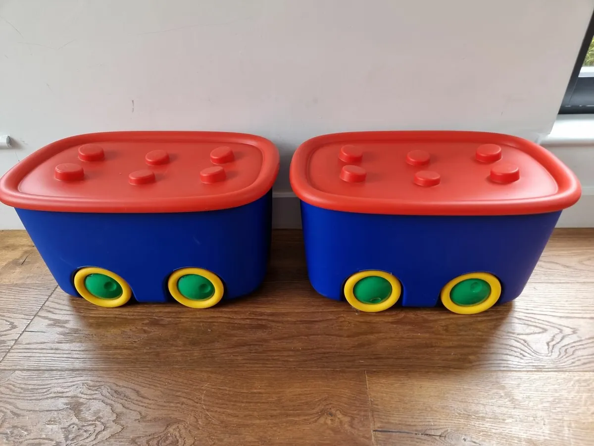 2 x toy storage boxes - Image 2