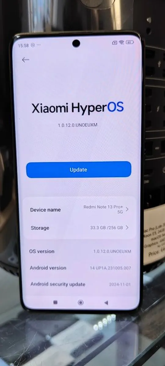 Xiaomi Redmi Note 13 Pro Plus 5G Smartphone 8+256GB 200MP NFC 120W 120Hz Dual Sim Unlocked (Used) - Image 4