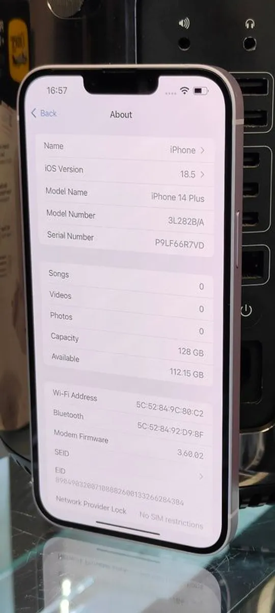Apple iPhone 14 Plus 128GB Factory Unlocked SimFree Purple (battery Health: 100%) - Image 4