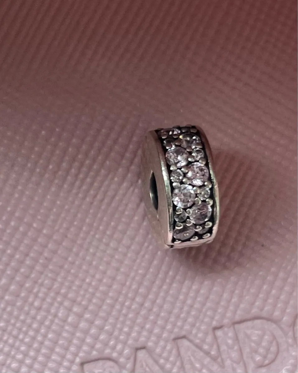Pandora Pave Pink clip charm - Image 4