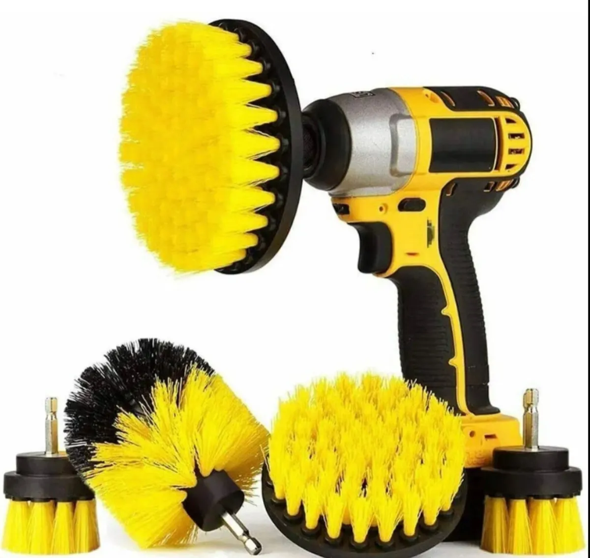 5PCS Drill Attachment Cleaning Brush Kit NEW - Image 1