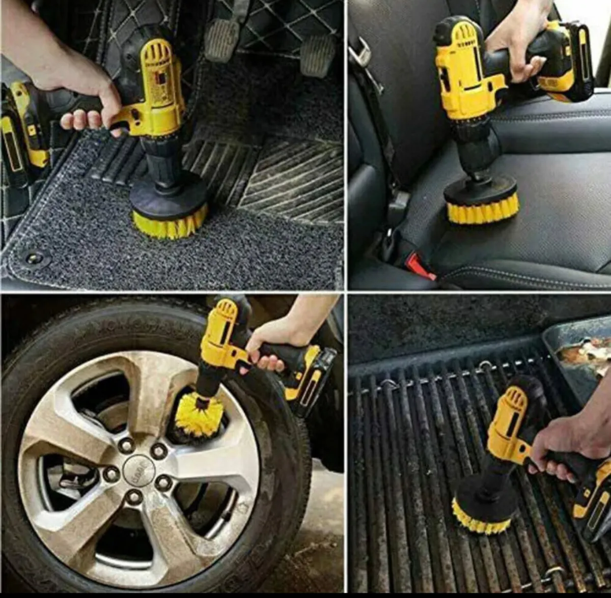 5PCS Drill Attachment Cleaning Brush Kit NEW - Image 2