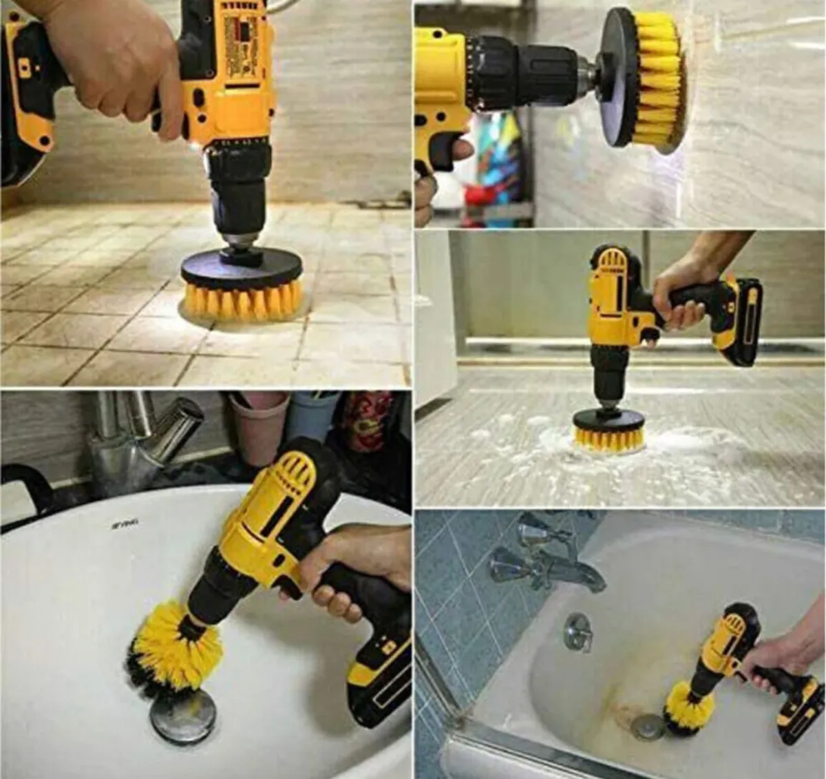 5PCS Drill Attachment Cleaning Brush Kit NEW - Image 3