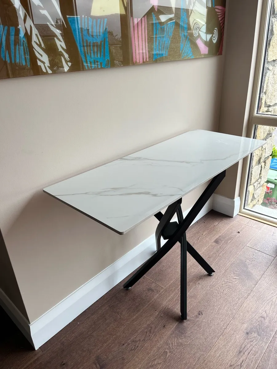 Marble Glass Console - Image 2