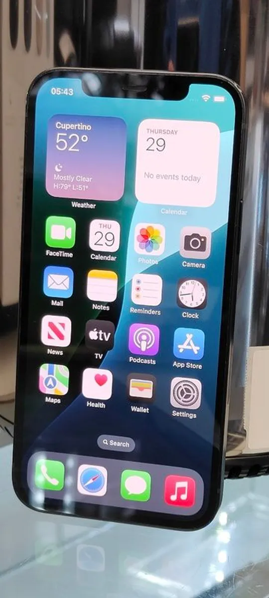 Apple iPhone 12 64GB Factory Unlocked Black (Battery: 72%) - Image 1
