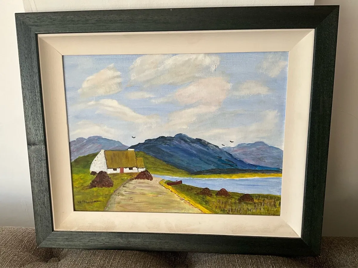 Irish Art, Country Scene - Image 1