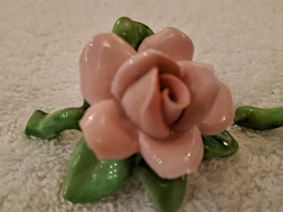 Vintage Alka porcelain table roses - Image 3