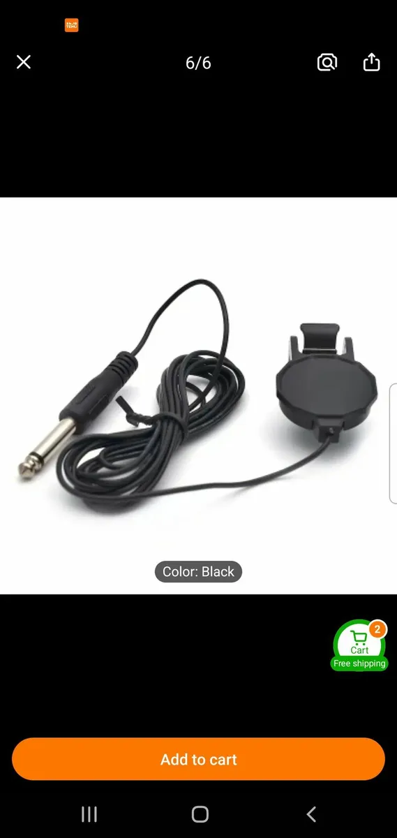 Clip on Acoustic Guitar Pick Ups - Image 2