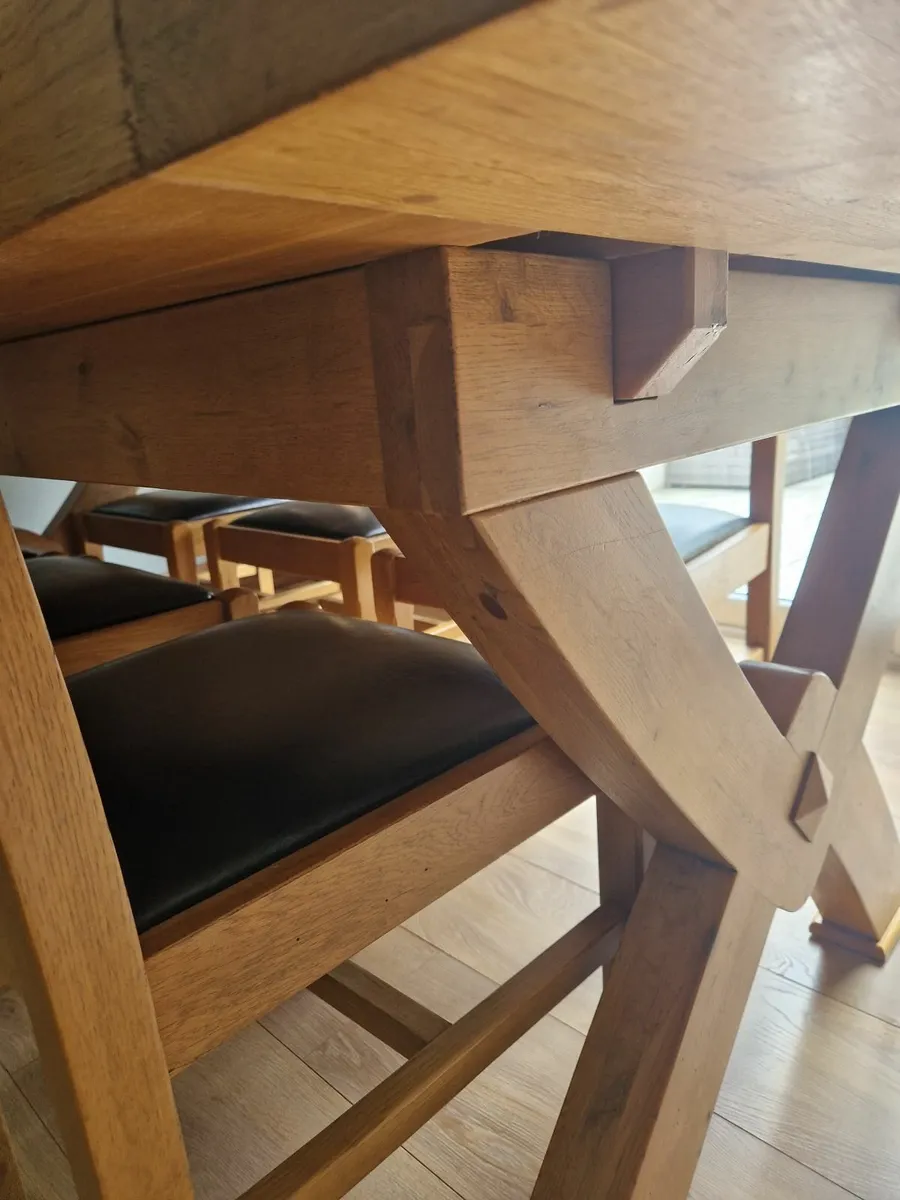 Solid oak table - Image 2