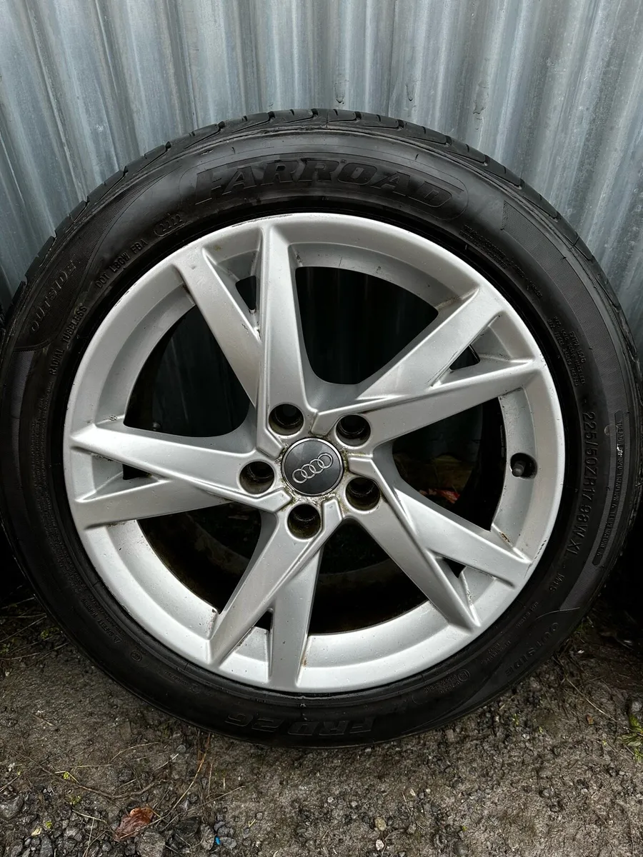 Genuine Audi 17” Alloys Brand New Tyres - Image 3