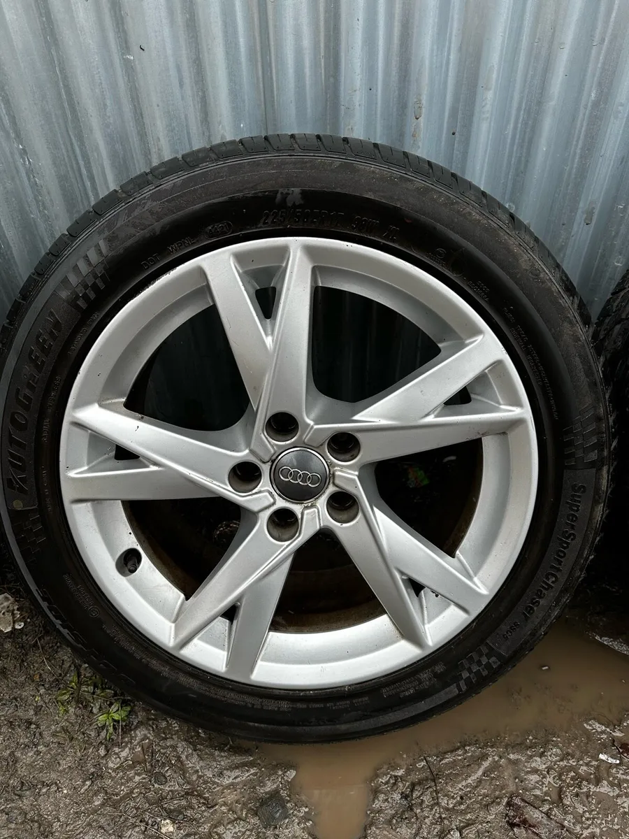 Genuine Audi 17” Alloys Brand New Tyres - Image 4