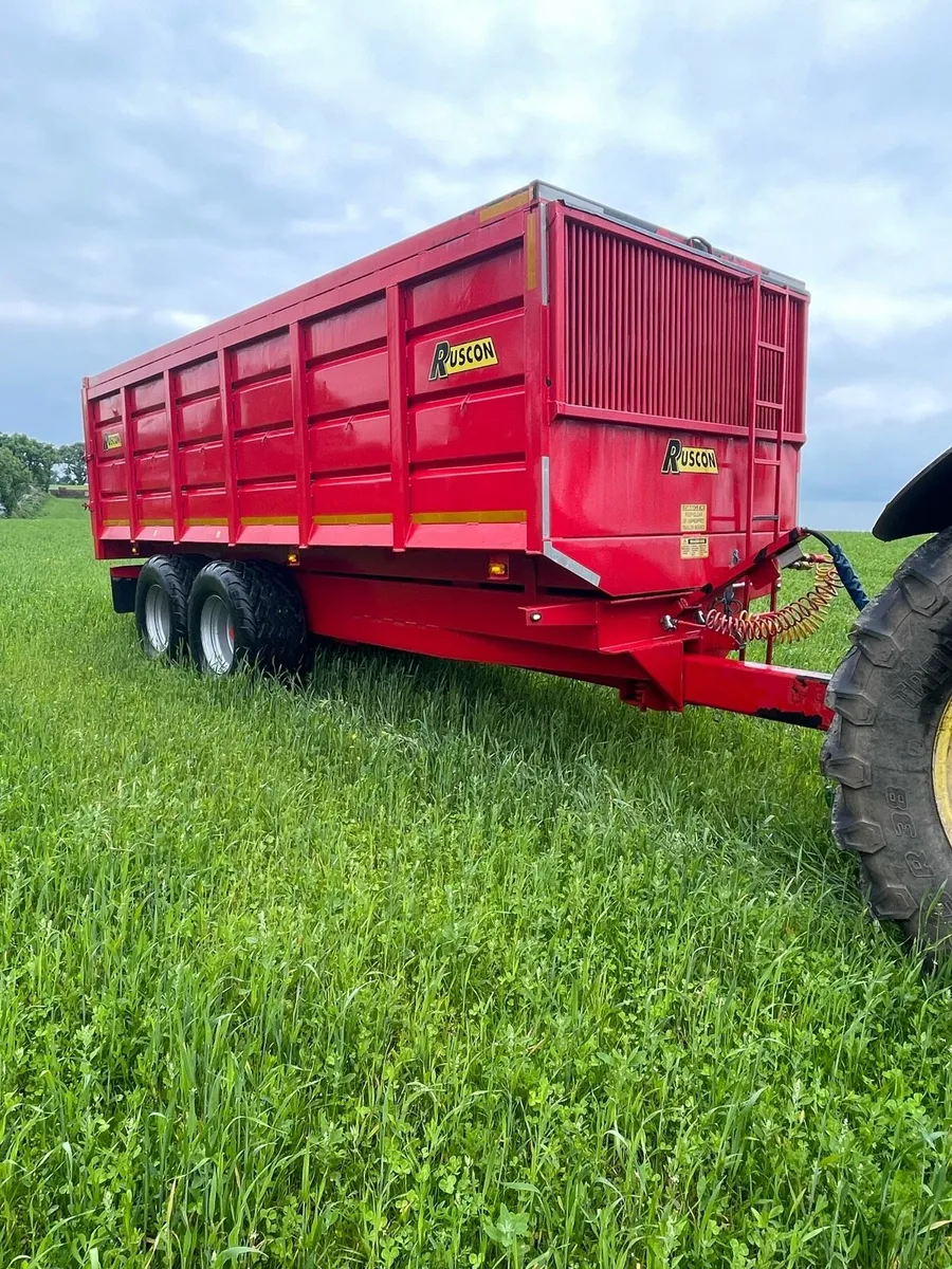 Ruscon 20 foot grain trailer, - Image 1