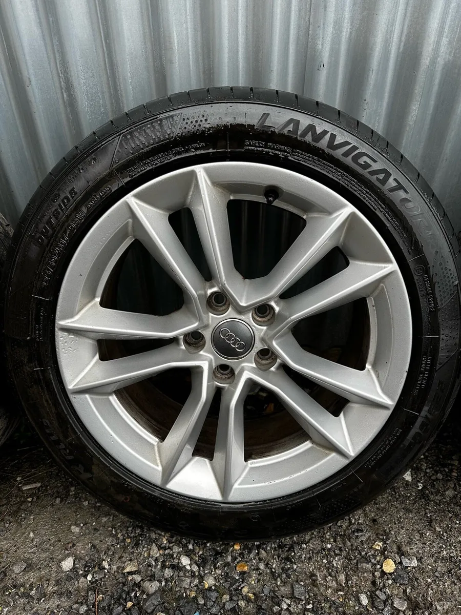 Genuine Audi 17” Alloys Good Tyres - Image 3