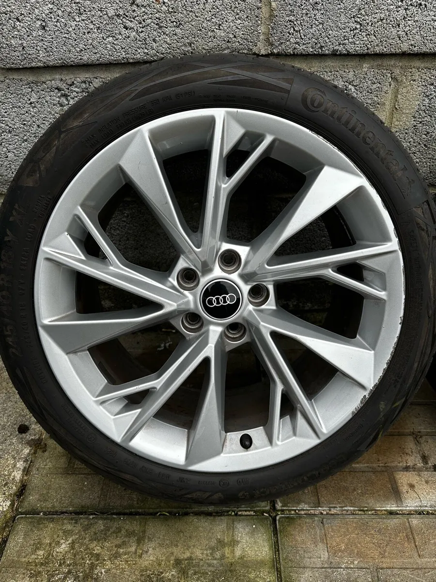 Genuine Audi 18” S5 Alloys New Continental Tyres - Image 2