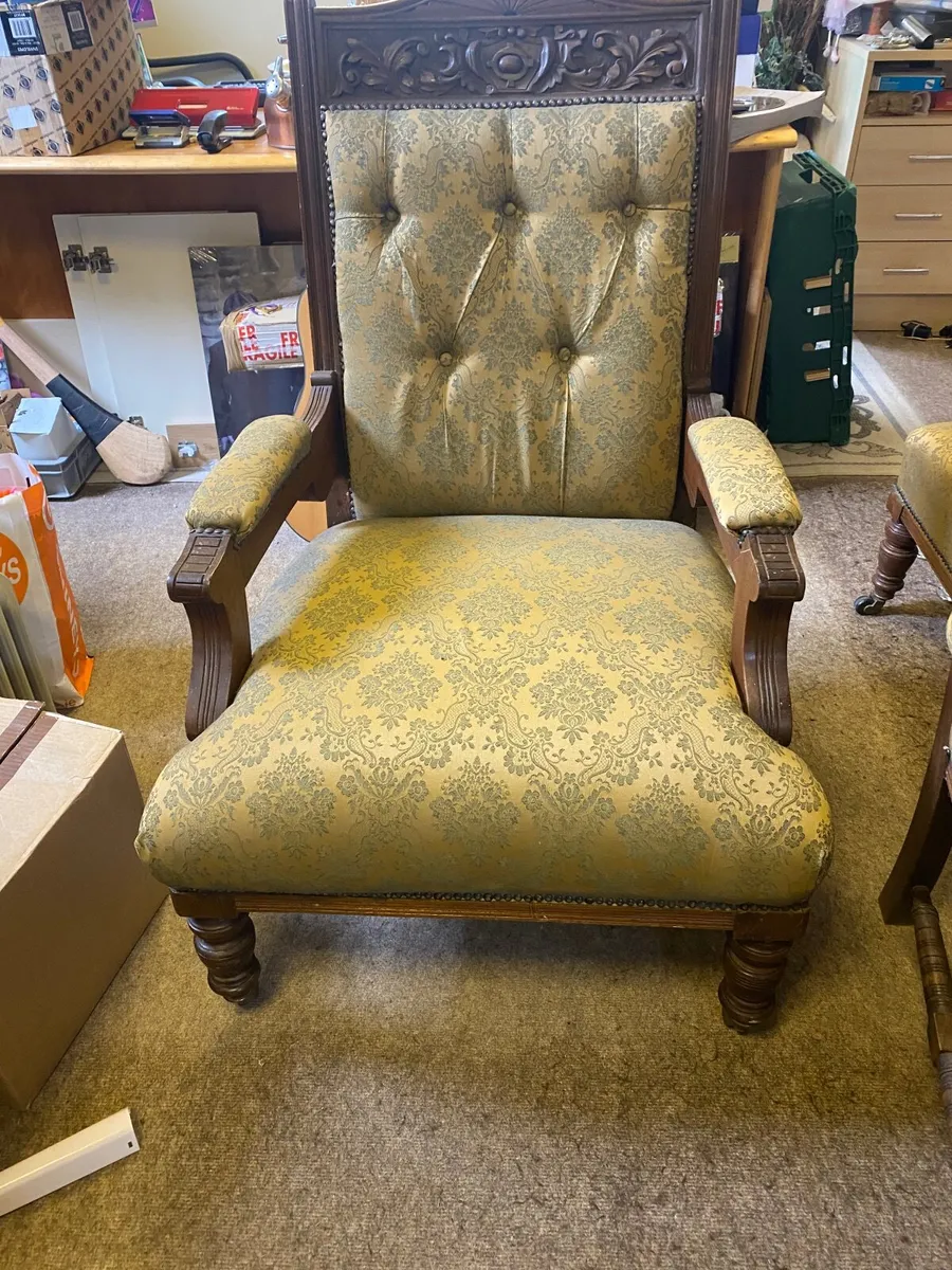 Armchairs , matching his and hers, - Image 2