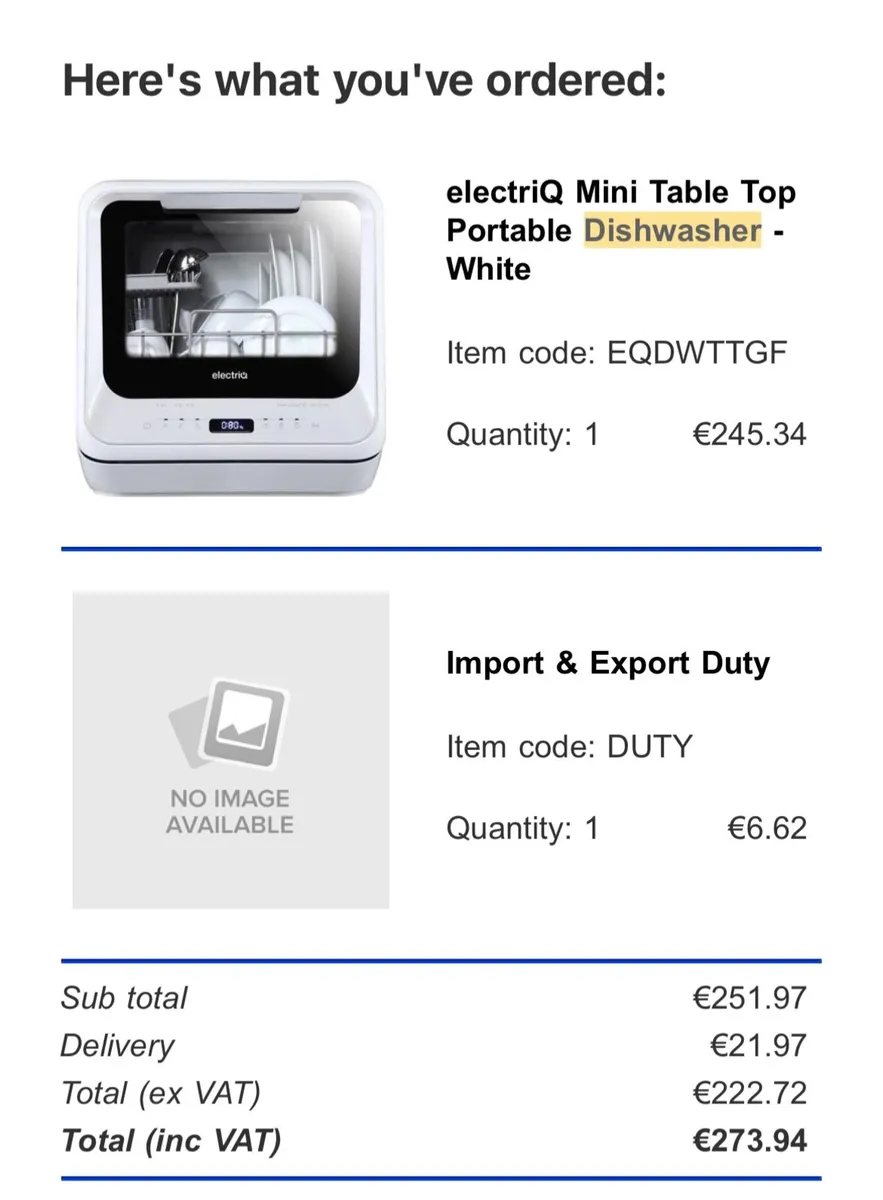 Counter top dishwasher - Image 1
