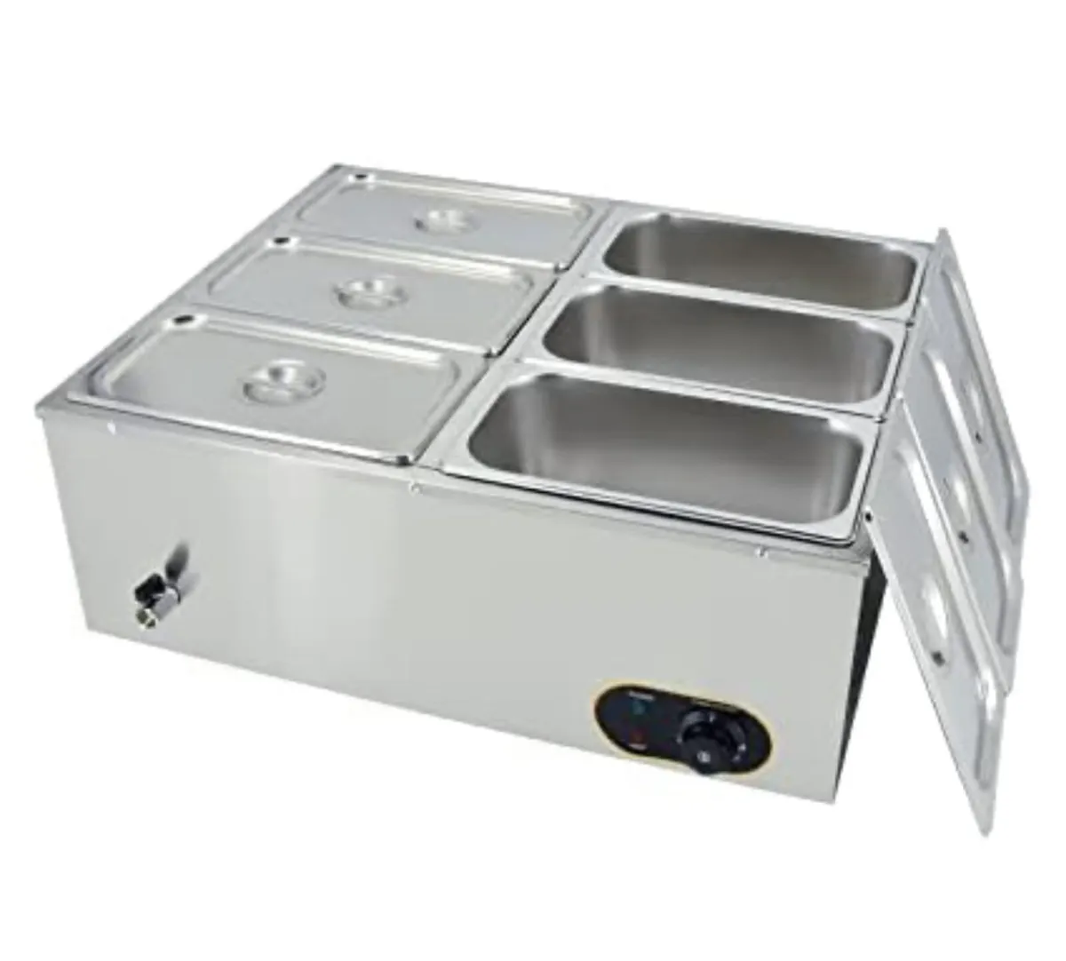 food heater 6pan plate container food heater 220v - Image 1