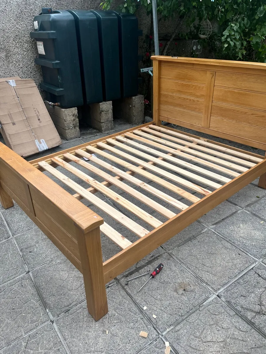 Double size bed and mattress - Image 2