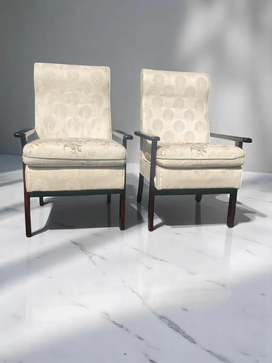 Fireside Chairs x 2 - Vintage. - Image 2