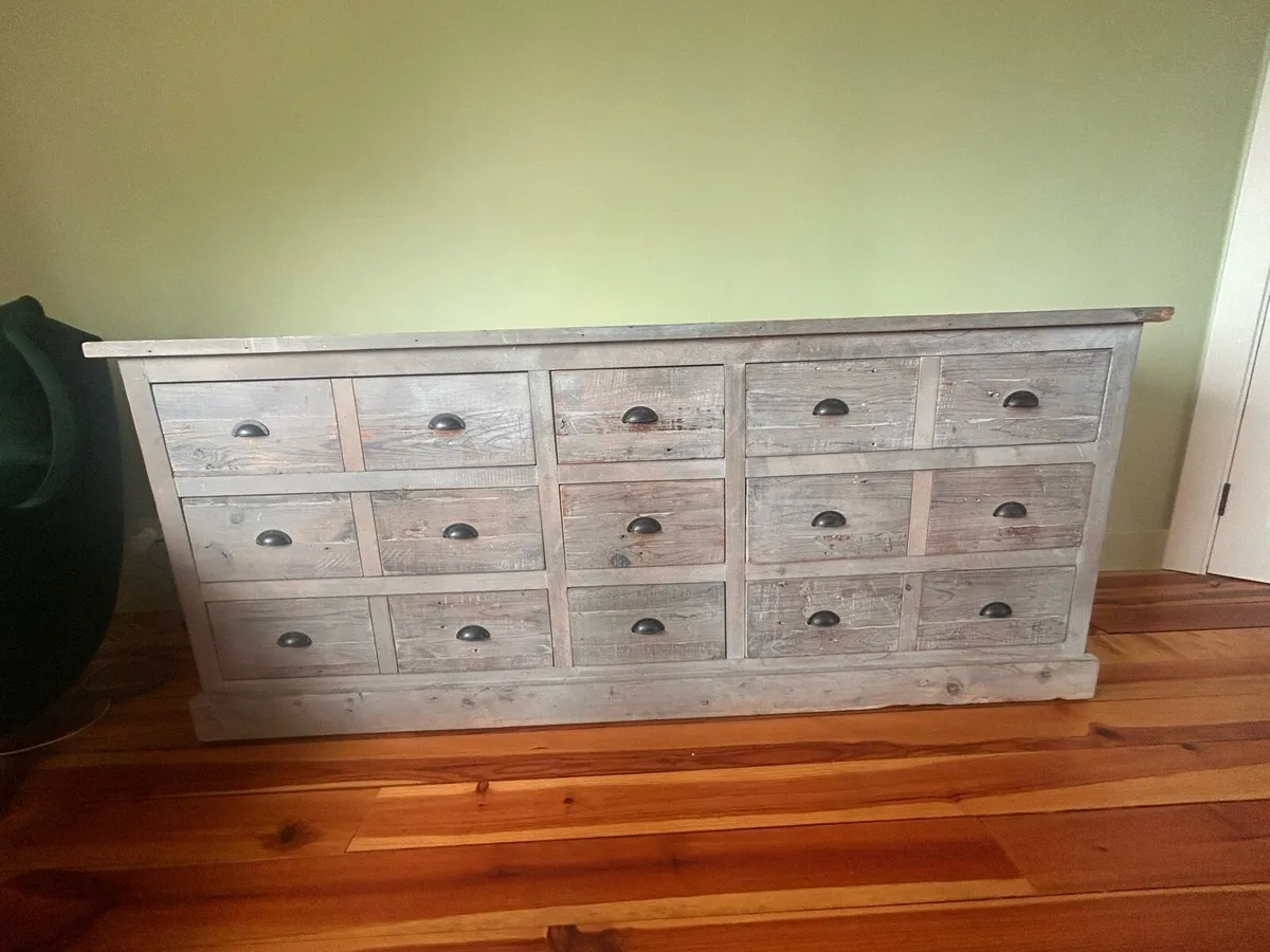 Coastal / shabby chic solid sideboard - Image 1