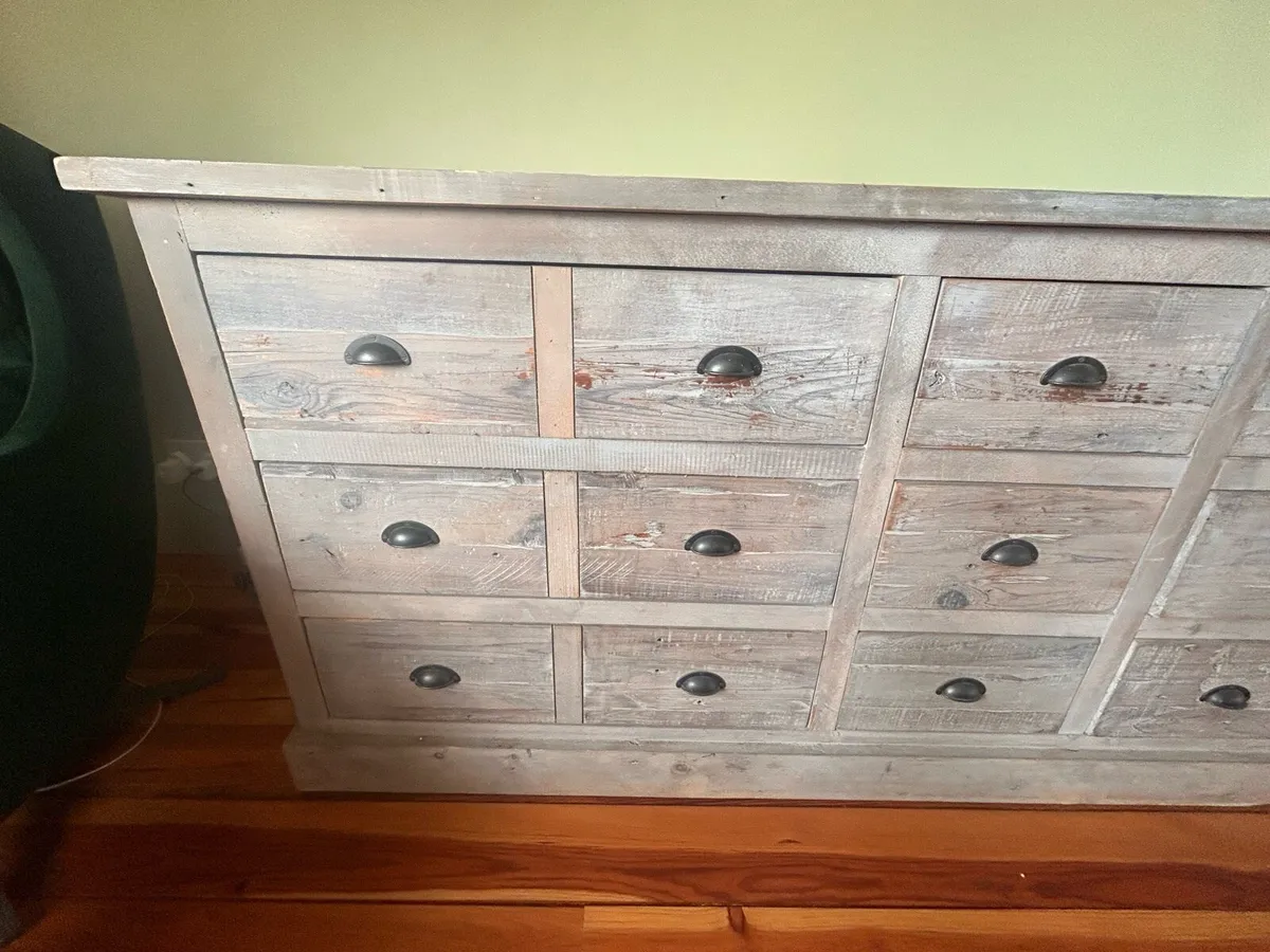 Coastal / shabby chic solid sideboard - Image 2