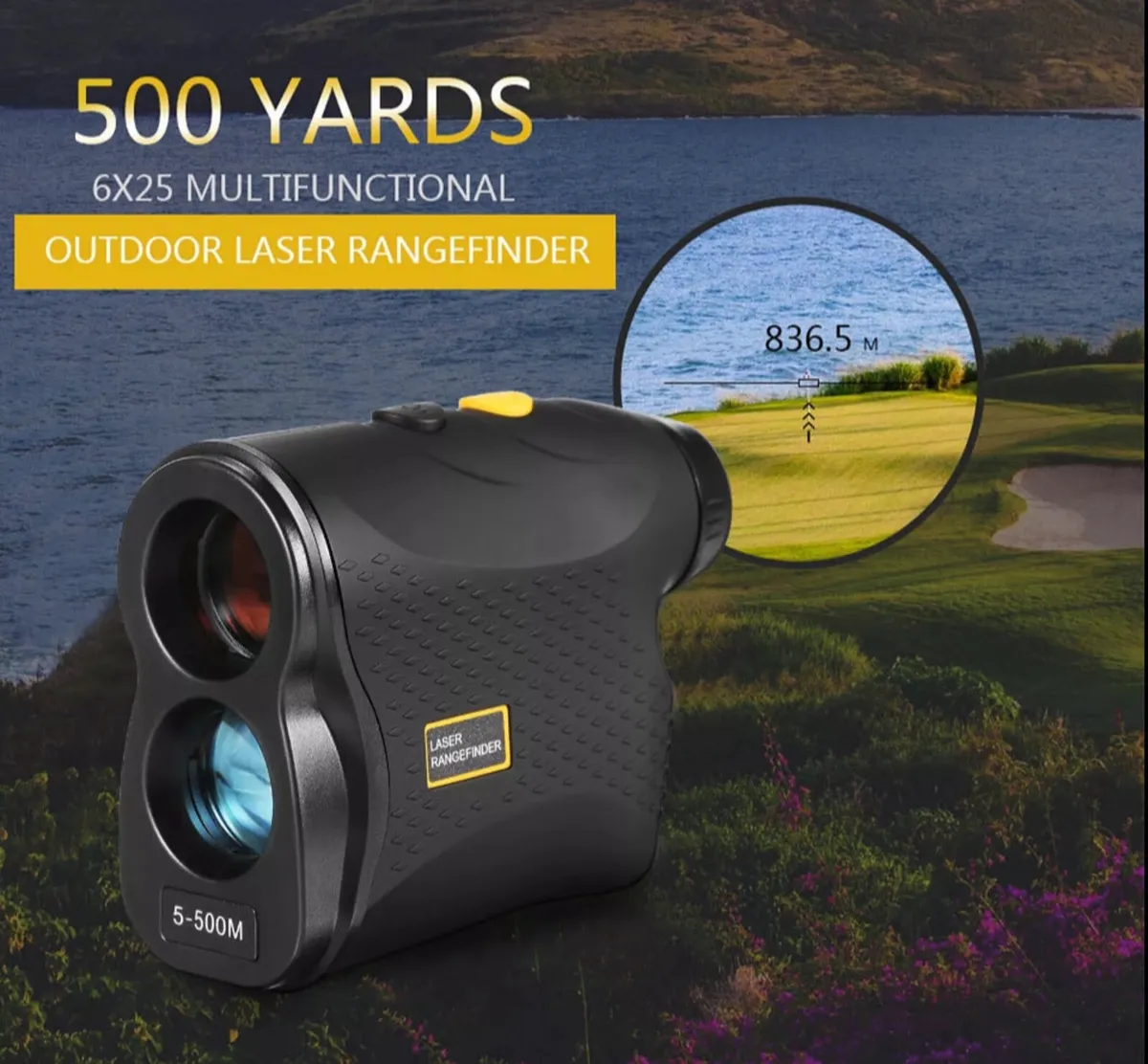 500 Metre Golf Rangefinder Distance Meter NEW - Image 1