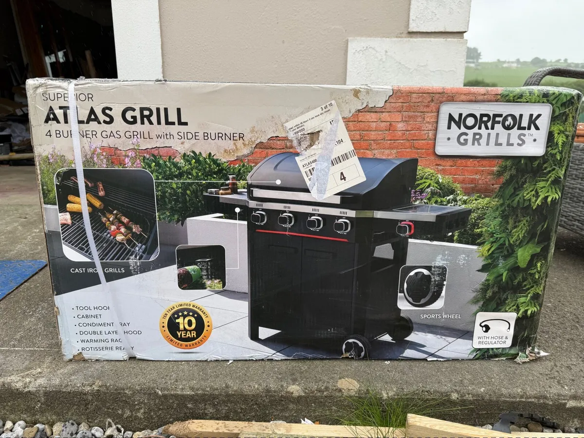 Brand new in box - BBQ - Norfolk Grills Atlas 400 - Image 1