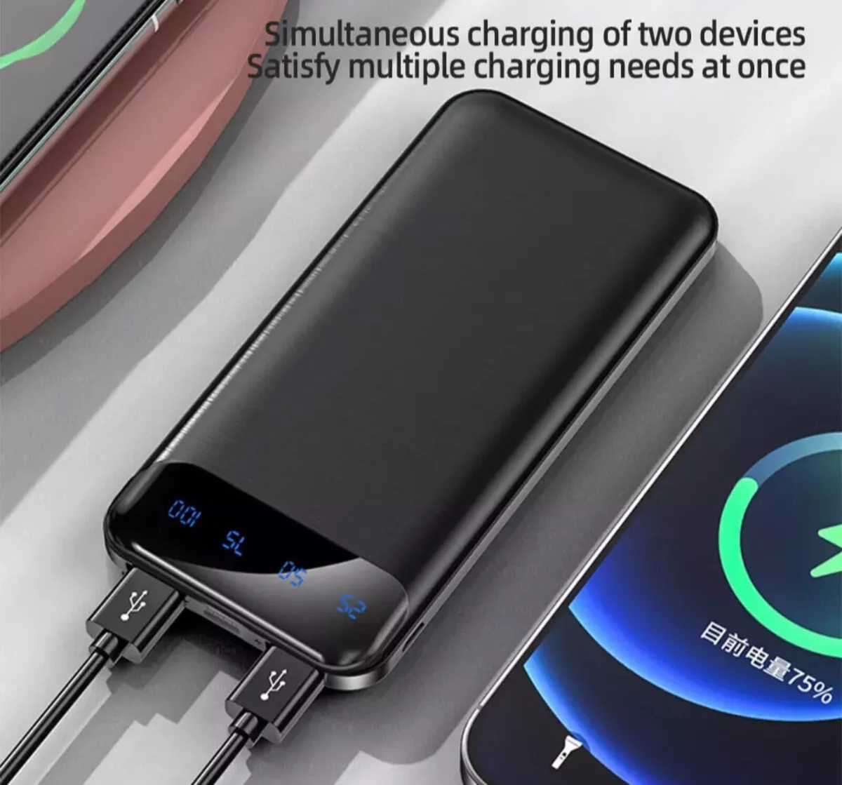 NEW 9000000mAh Power Bank Pack USB Fast Charger - Image 2