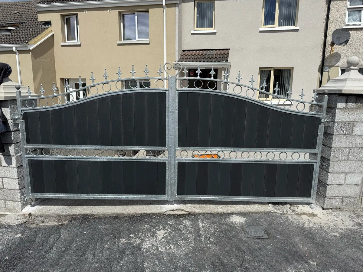 SOLID COMPOSITE INFILL GATES , FULLY GALVANSIED - Image 1