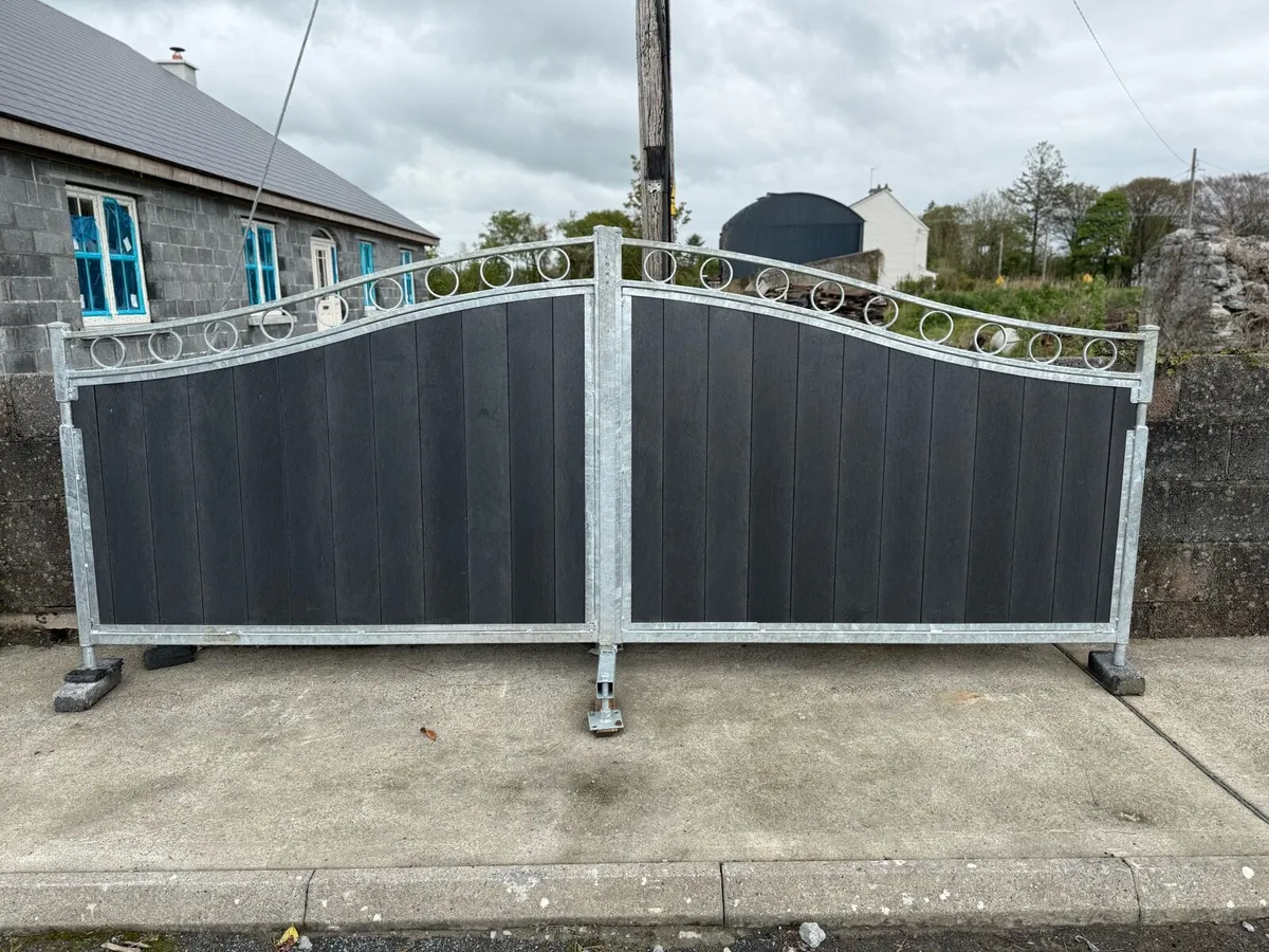 SOLID COMPOSITE INFILL GATES , FULLY GALVANSIED - Image 3