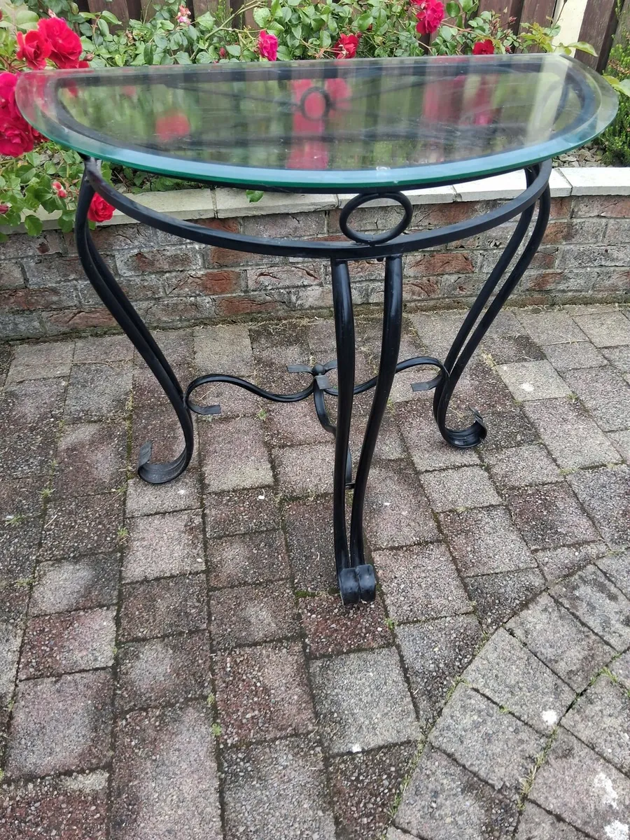 Glass Top Table - Image 1
