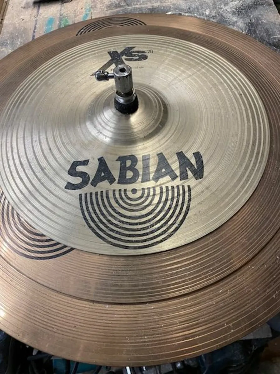 cymbals and bag and clutch. - Image 1