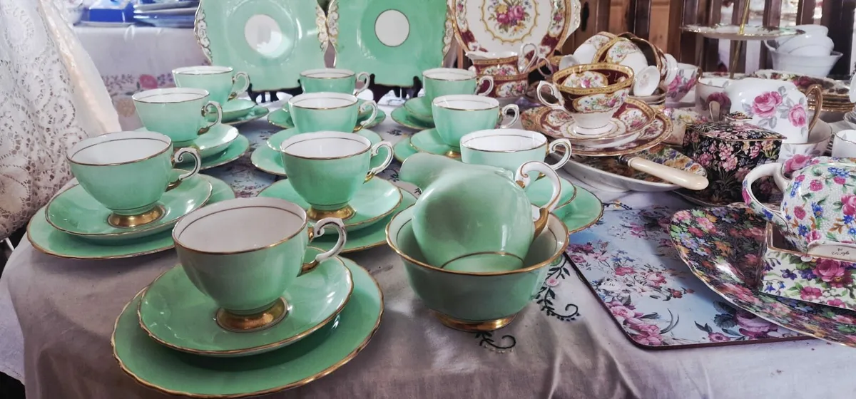 Original Deco 34 piece tea service - Image 3