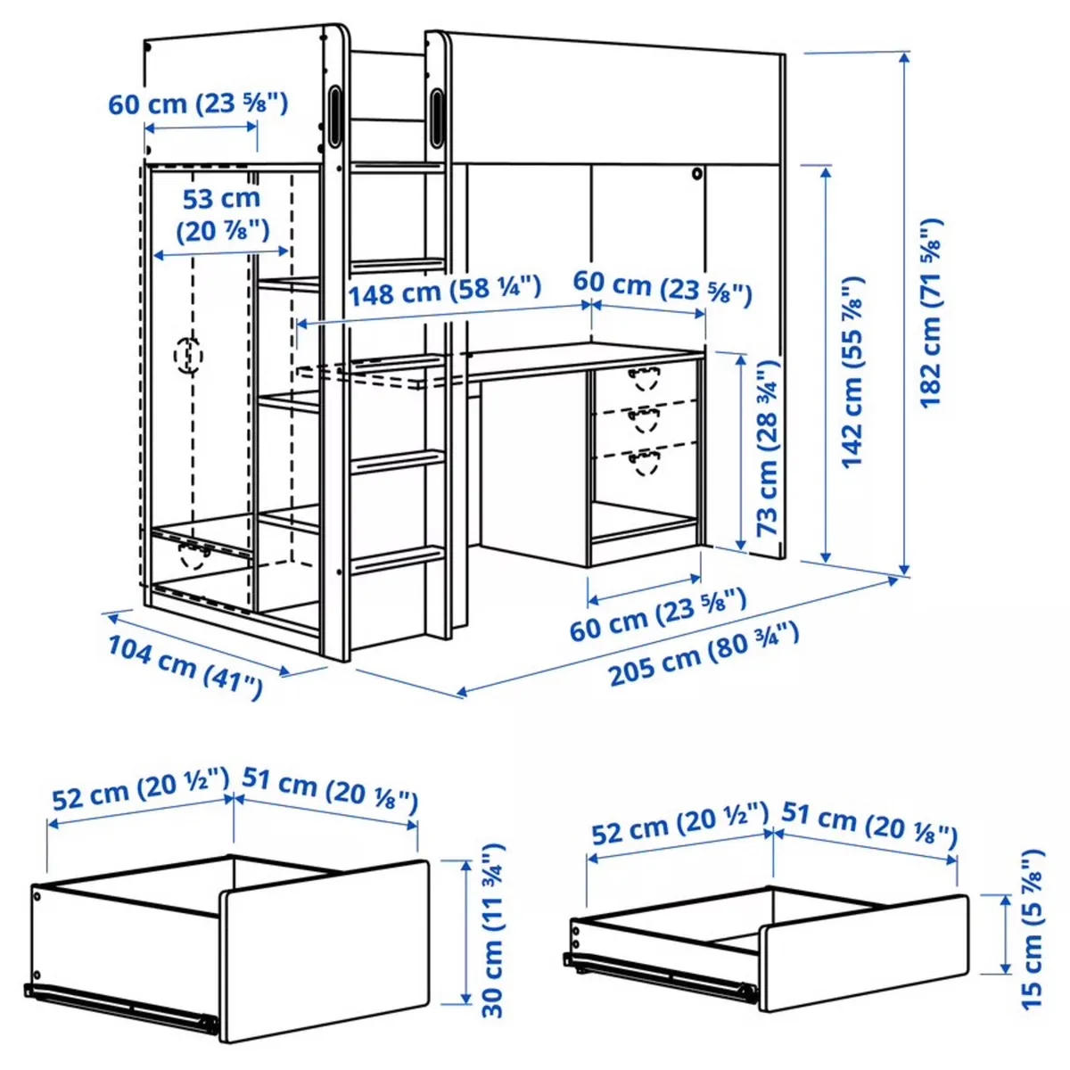 Ikea Stuva loft bed - Image 2
