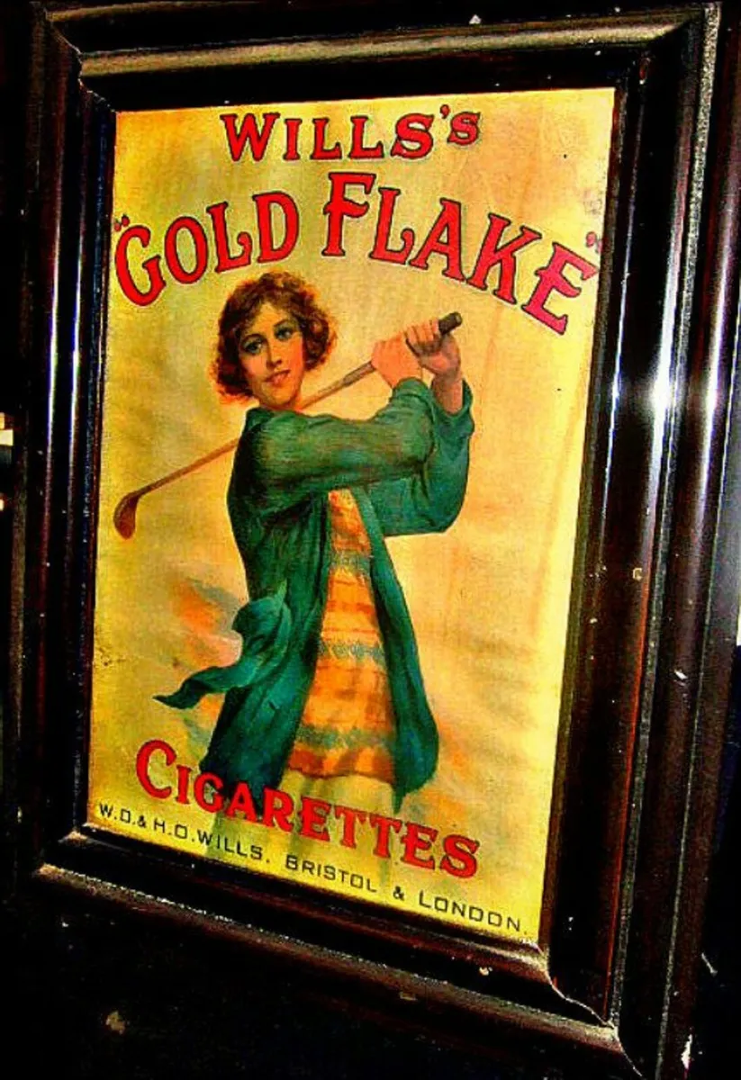 Vintage Framed Wills Advertisement - Image 2