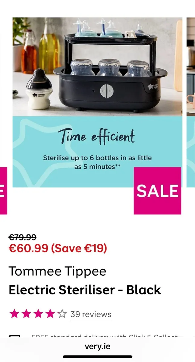 Tommee Tippee Electric Steriliser - Image 2