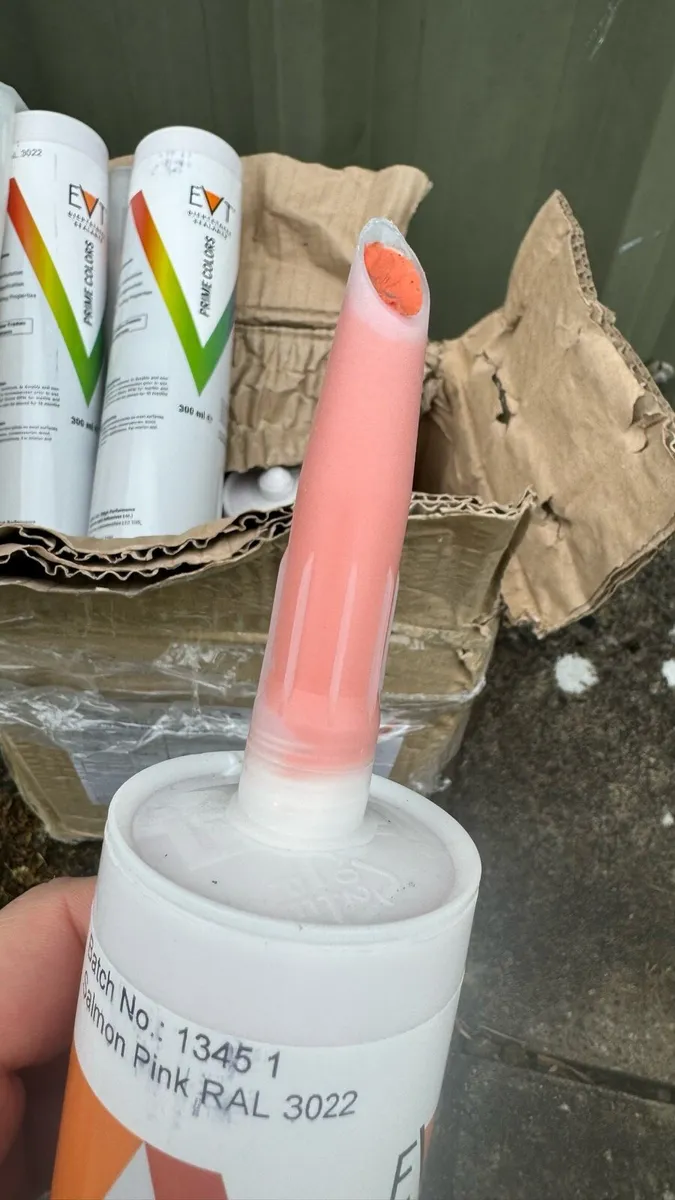 weather resistant silicone Salmon Pink x11 pcs - Image 3