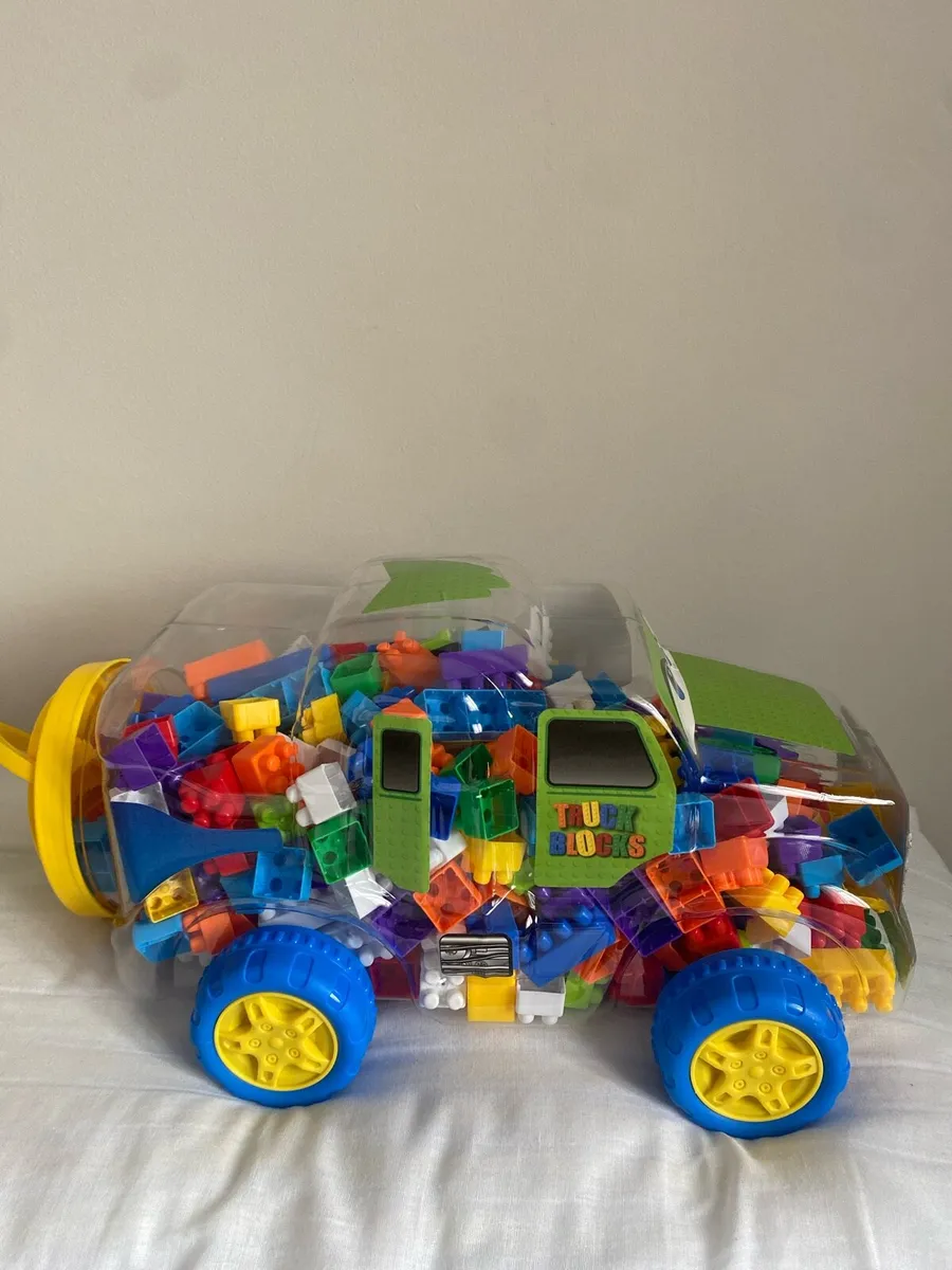Building Blocks In Car Container - Image 1